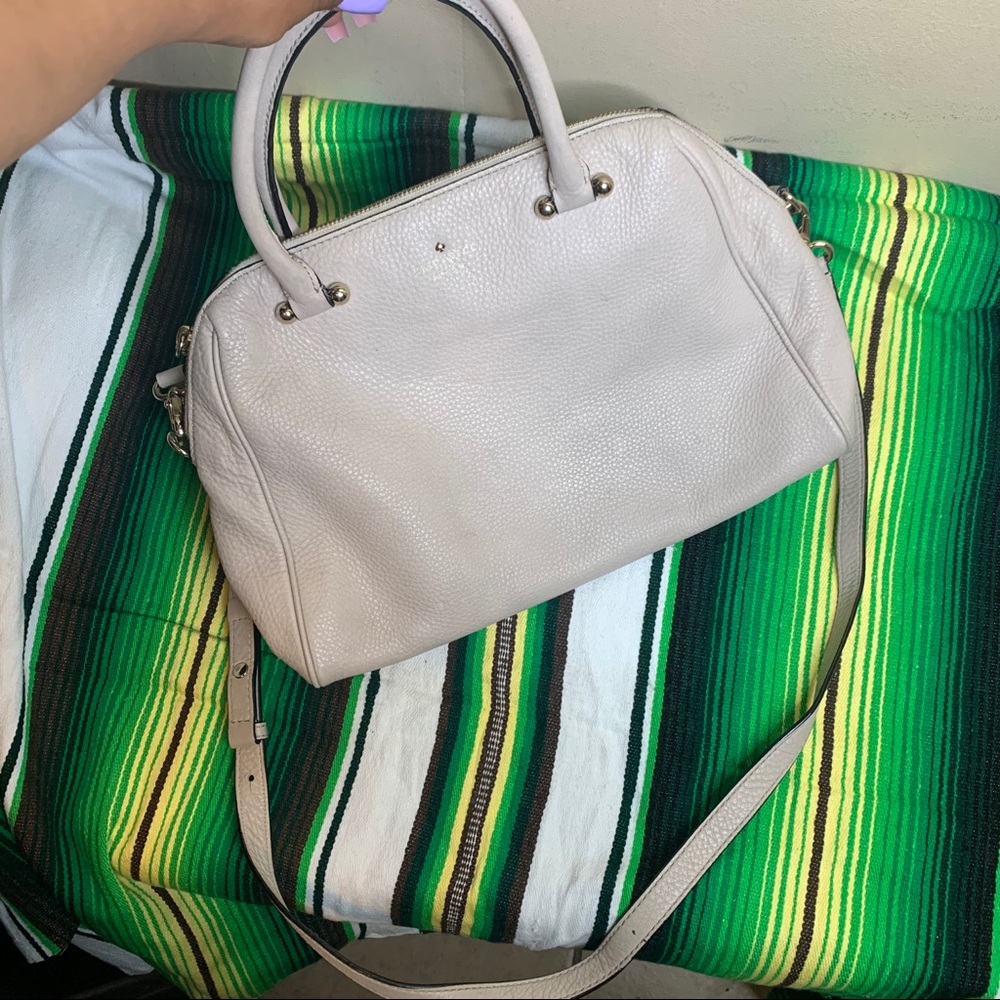 Kate Spade Charles Street Audrey cream satchel